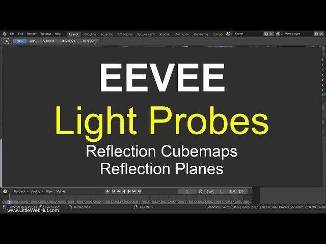 EEVEE Light Probes for Reflections: Blender 2.8 Tutorial