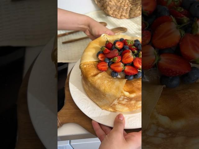 Нереально вкусный блинный торт 