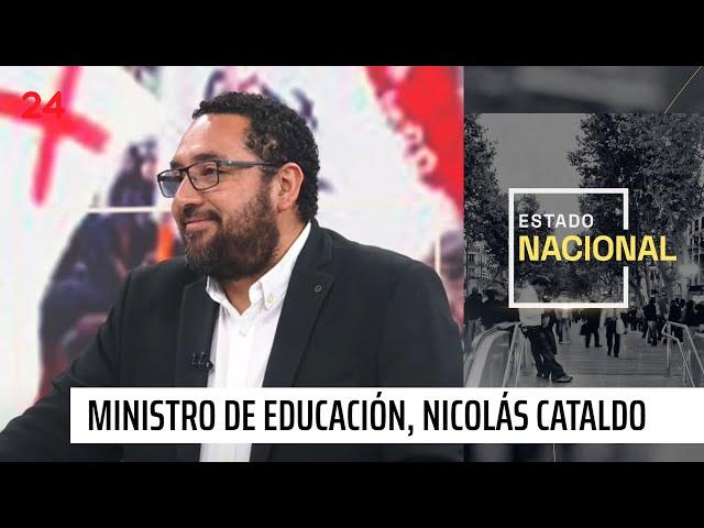 Entrevista completa al ministro de Educación, Nicolás Cataldo | 24 Horas TVN Chile