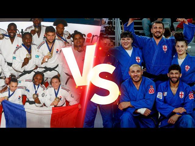 Georgia VS France I Final I European Judo Championships Mixed Teams 2024