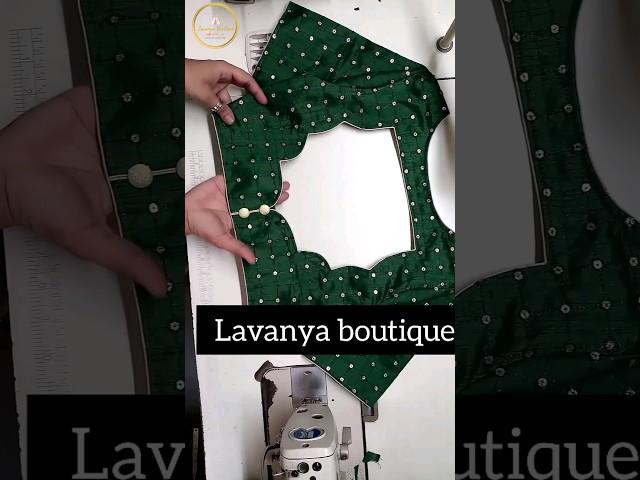 beautiful neck design 2023 back neck design cutting stitching#Lavanya boutique YouTube shorts