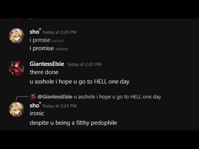Nuking a pedophiles discord server (@GiantessElsie)