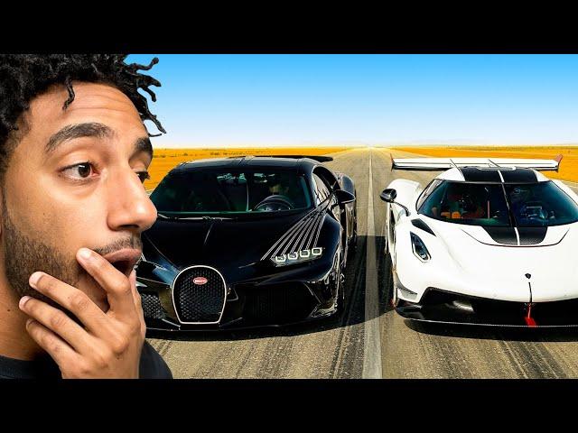 This Might be the Craziest Drag Race I've Ever Seen | Jesko vs Chiron SS