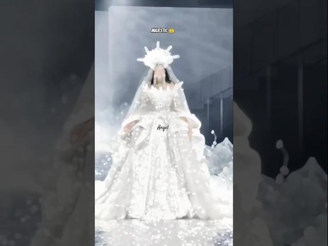 Real Human Angel  Jaw drops #real #angel #fashion #women #bride #bridal #runway #model