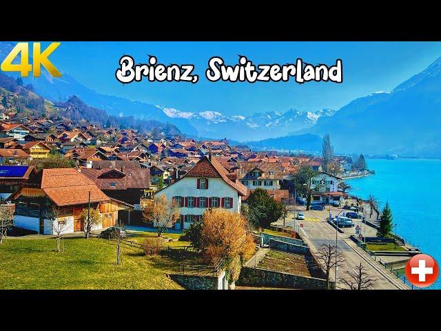 Brienz, Switzerland walking tour 4K - A Beautiful Hidden Fairytale Village in Switzerland