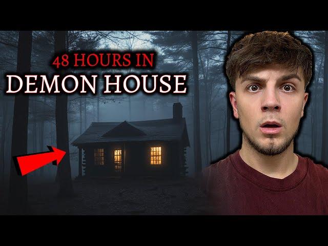 The SCARIEST Video Ever Recorded - 48 HOURS INSIDE HAUNTED DEMON HOUSE  (Full Movie)