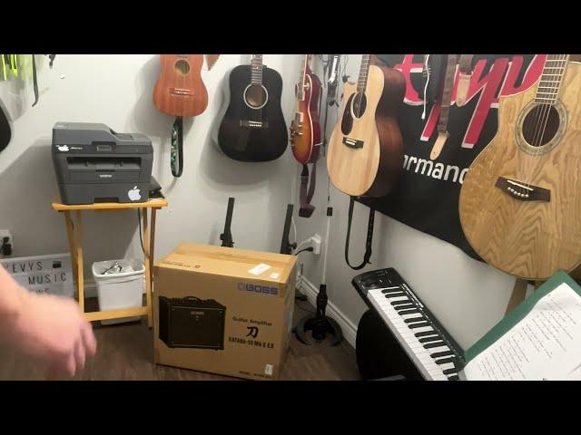 Boss Katana MKII EX 50 Watt Unboxing And First Impression