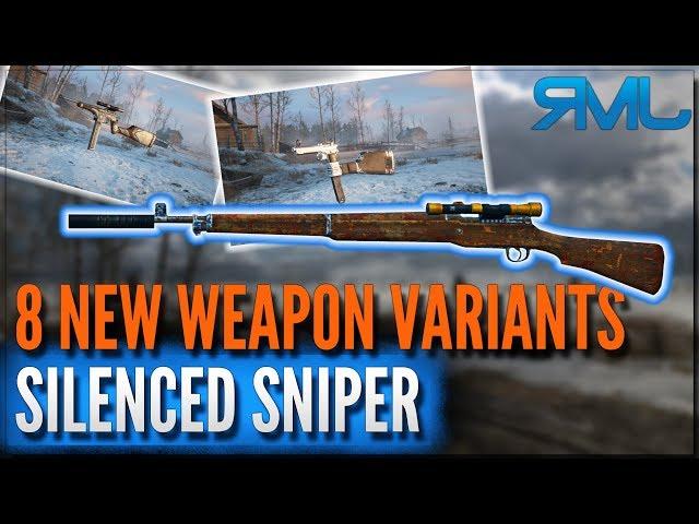 SILENCED SNIPER RIFLE - 8 New Weapon Variants! - Battlefield 1 News