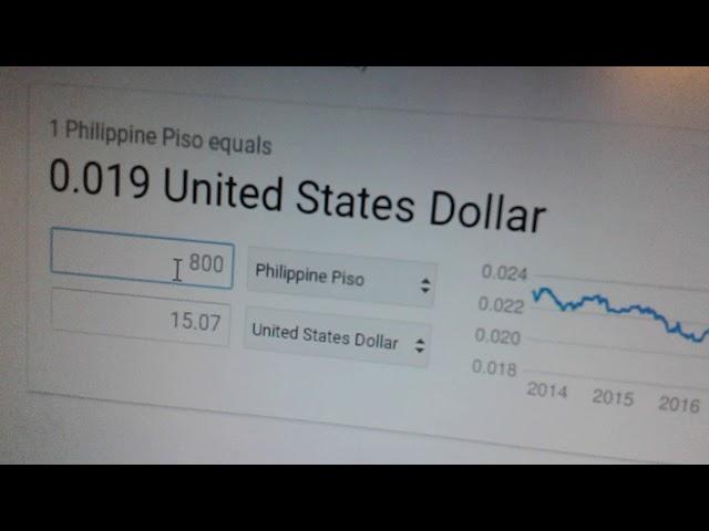 A trick of how to convert mentally Philippine peso (PHP) to US dollar (USD) — just an estimate