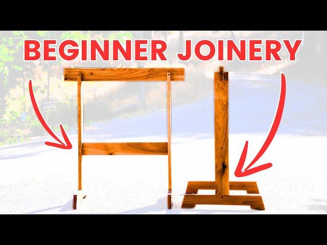 Learn BEGINNER WOODWORKING making these sawhorses