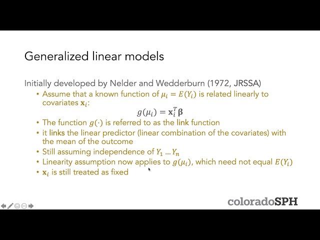 L1.3 Components of GLMs