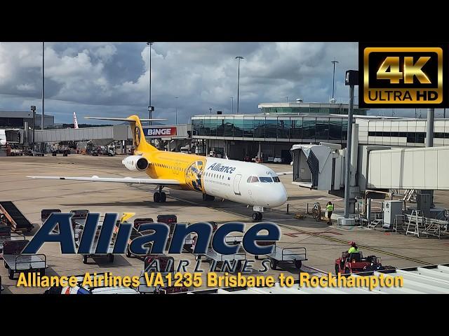  Alliance Airlines VA1235 Brisbane to Rockhampton  Experience4k