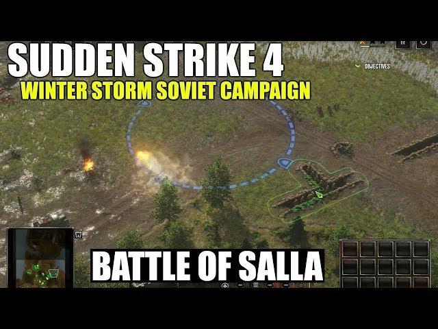 Sudden Strike 4 Finland Winter Storm DLC | Soviet Campaign | Battle of Salla