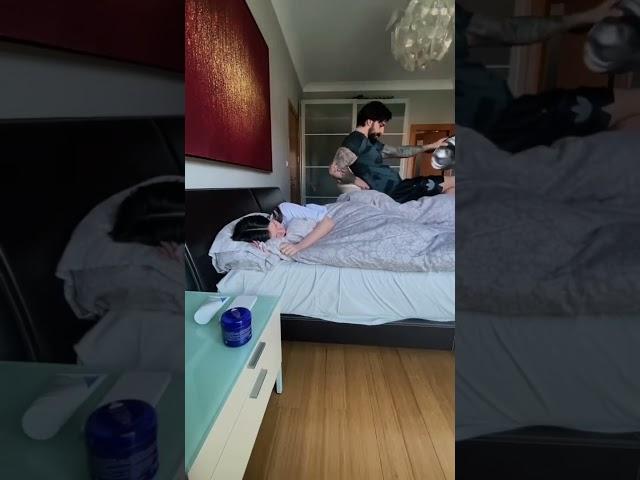 Levitation prank on girlfriend  #prank #comedy #couple #relationship #gf #girlfriend #funny