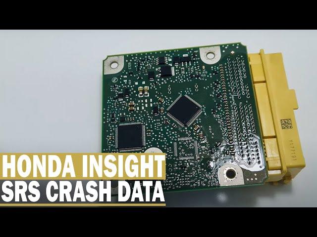 Хонда Инсайт Crash Data сброс ошибки AirBag SRS. Горит лампочка. Honda Insight подушки безопасности