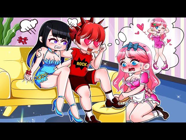 Anna & Raddy & Lisa - The Sad Story of Anna the Maid | Gacha Life Rainbow Z