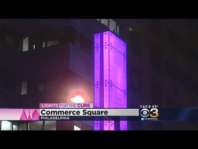 Lights For The Cure: Commerce Square