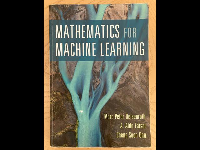 Mathematics for Machine Learning (book review)