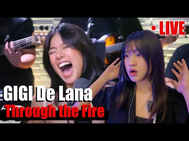 Reaction to GiGI DE LANA "Through the FireX Piano In The Dark"/ This is Mind-Blowing!