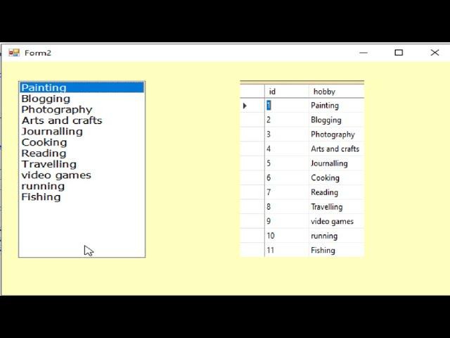 c# tutorial for beginners: How to display data in listbox from sql Server in C#