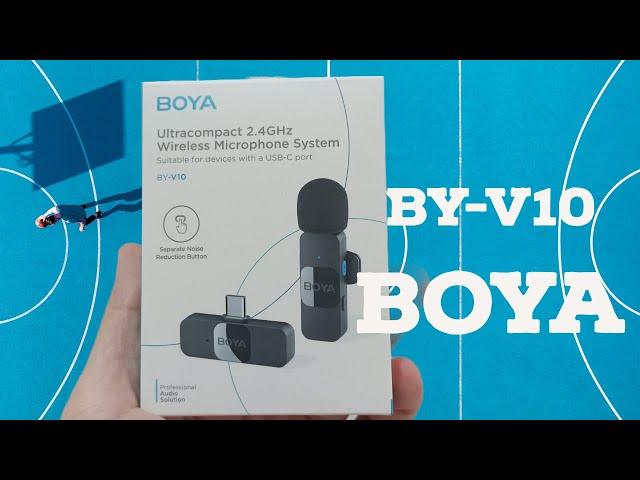 BOYA BY-V10 - Лучшая бюджетная петличка в 2023  - best wireless lavalier microphone for phone