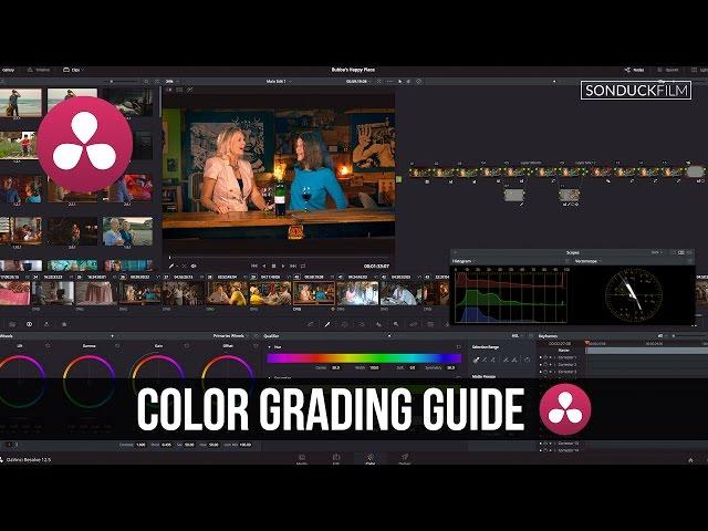 DaVinci Resolve 12: Color Grading Guide for Pro Correction Tutorial