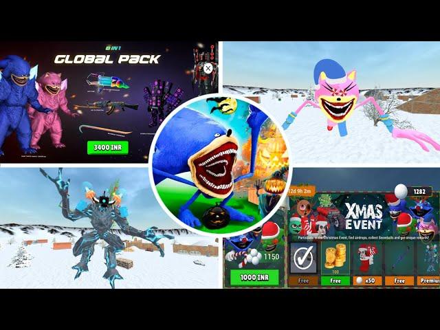 Nextbots In Playground New Update 5.9.1 Christmas New Map Sonic Tapes New Character Gameplay