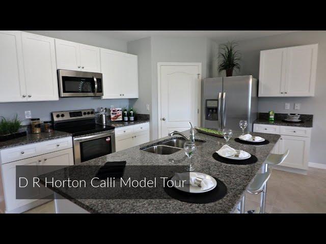 D R Horton Cali Model Home Tour