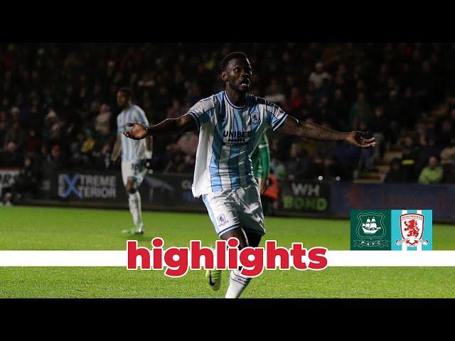 Match Highlights | Plymouth 3 Boro 3 | Matchday 22