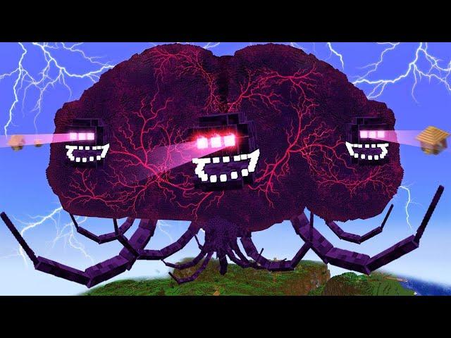 MEGA WITHER STORM 4 in 1 Fusion in Minecraft