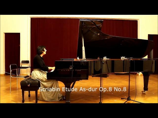 Marina Ryumina plays Scriabin Etudes Op.8