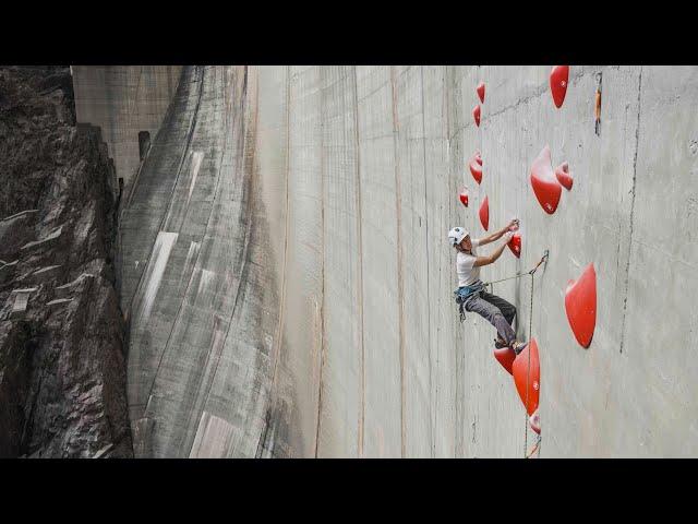 Setting the tallest climbing route in the world