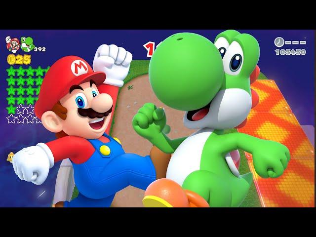 World Crown: Mystery House *Super YOSHI 3D World - HARDEST MYSTERY HOUSE!!* [Bro and Sis 2-Player]