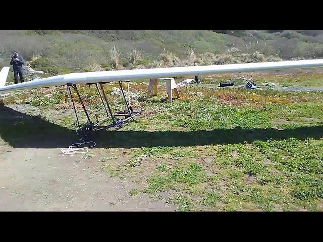 KW MkII Rigid Wing Hang Glider - Ground Testing