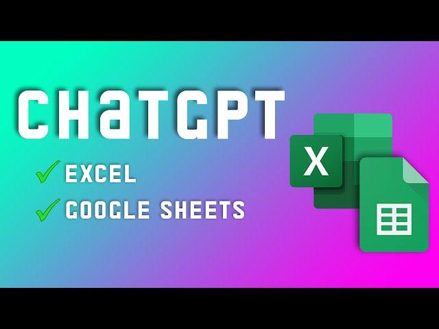 ChatGPT with EXCEL and Google Sheets #chatgpt #excel #googlesheets #openai