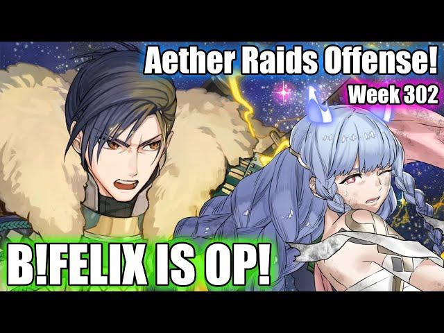 AOE B!FELIX GALEFORCE IS OP! | Aether Raids - Week 302 [FEH]