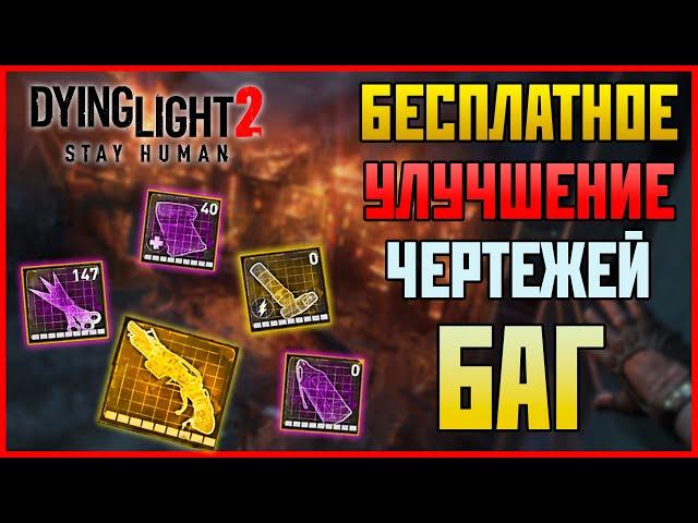 Максимальное улучшение всех чертежей | Dying Light 2: Stay Human | БАГ