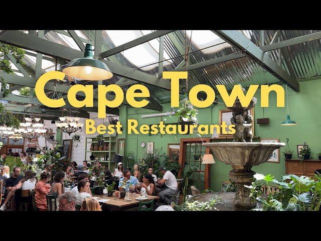 what I ate in a month in CAPE TOWN | best restaurants | silent VLOG