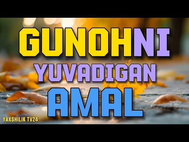 Abdulloh Domla | Gunohni yuvadigan yagona amal! #namoz #zikr #salovat #jannat #abdullohdomla #maruza