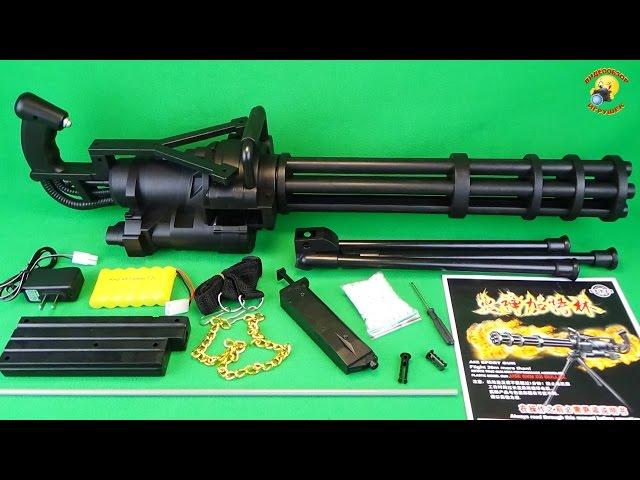 Миниган игрушечный пулемет Toy Gun  Minigun M134  airsoft sport gun