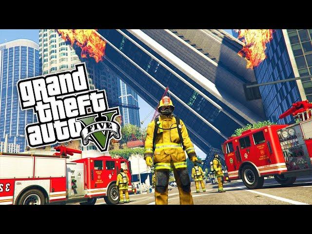 Gta 5 ich wurde von mein job gekündigt und bin jetzt Feuerwehr mangta story #4