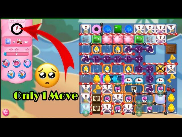 Winning the hardest level in just 1 move | Candy crush saga random style level 2