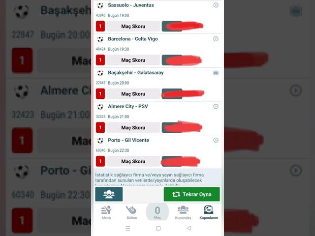 MAÇ SKORU TAKTİĞİ %100 GELİYOR...! WHATSAPP GRUBUNA GEL KAZAN..