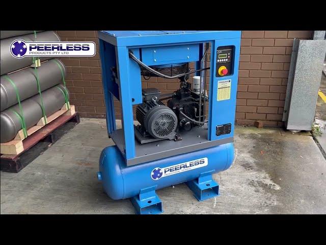 Peerless 5.5HP Belt Driven Screw Compressor