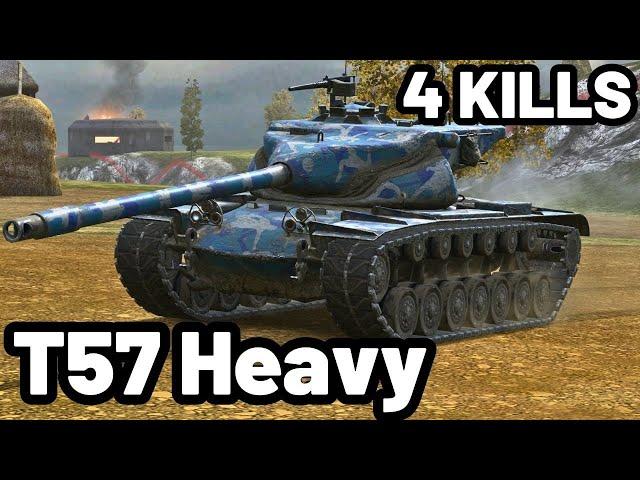 T57 Heavy |  7.8K DAMAGE | 4 KILLS | WOT Blitz Pro Replays