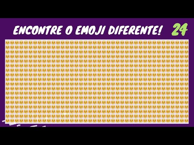 ENCONTRE O EMOJI DIFERENTE #7 IMPOSSÍVEL DIFICULDADE