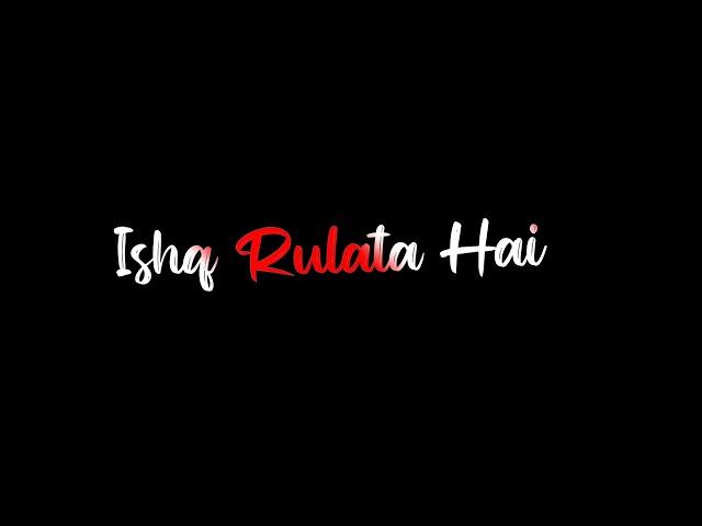 Ishq Hansata Hai  lyrics black screen status creator Dharmendra