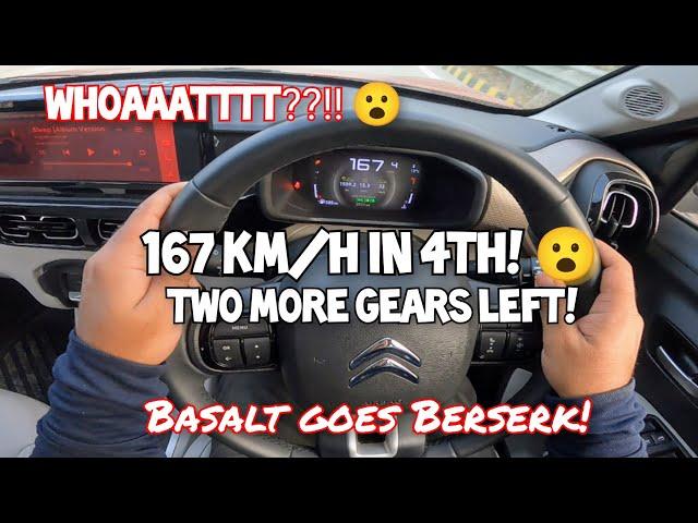 Citroen Basalt TOP SPEED | Both MANUAL & AT TESTED