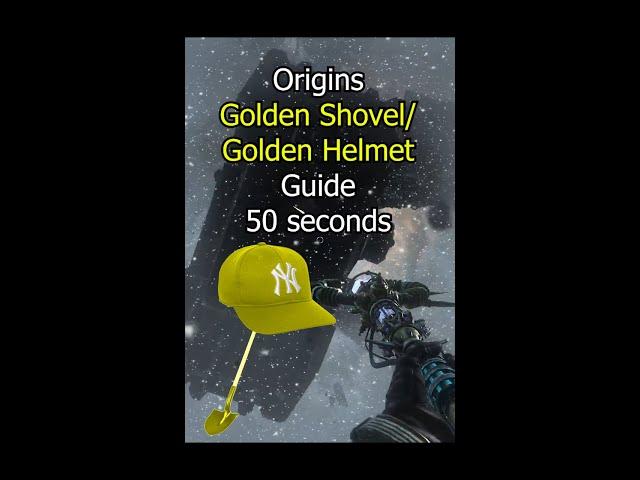 ORIGINS GOLDEN SHOVEL AND HELMET 50 SECS GUIDE