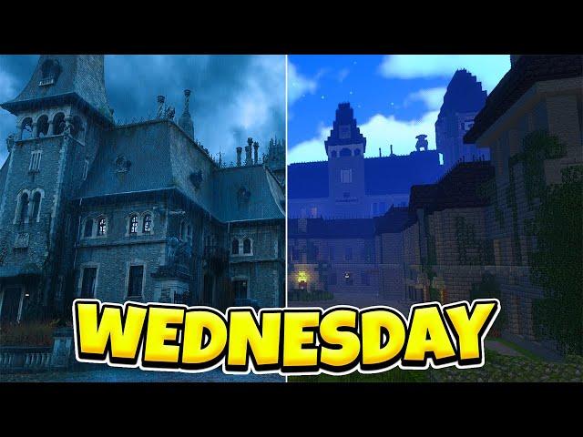 Настоящая карта УЭНСДЕЙ АДДАМС в Майнкрафт Академия НЕВЕРМОР! Wednesday Academy Minecraft Map!